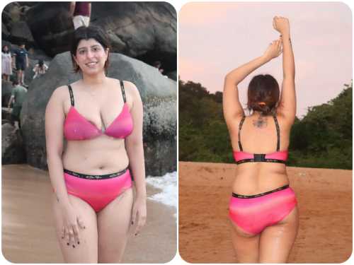 Famous Influencer Muskan Thakurani aka Kiara Shekhawat Nude Pics Set Nipple Areola Visible