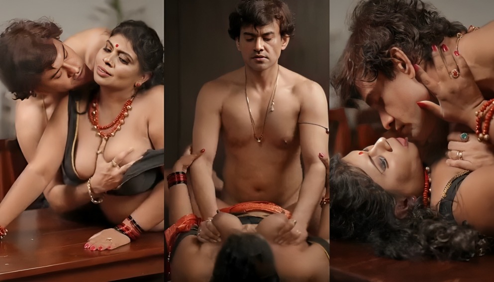 Mallu Model Nandana Krishna lal Saree main Chudi Shakespeare Tripathy ke Sath