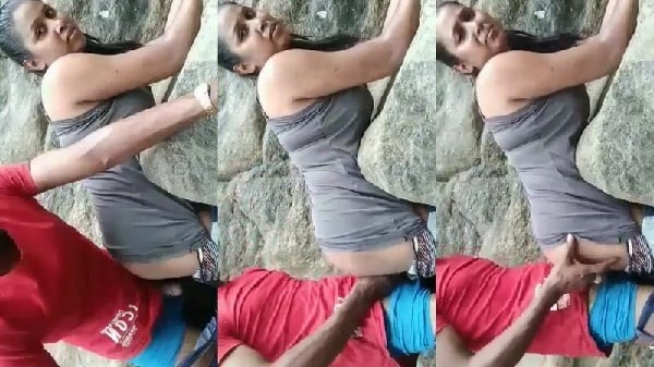 Hot Girlfriend Fucked By bF in Mountain Outdoor