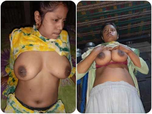 Bigboob Village Wife Click Nude Photos For Husband Who Work in Out of Town