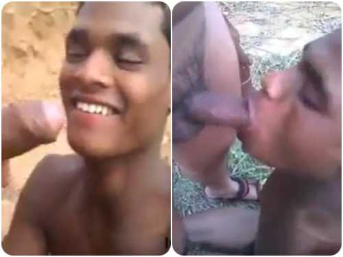 Gaon Ki Gay Ladke Ne Khet ke Bagal main Pasandidar Mard Ki Land Chusi