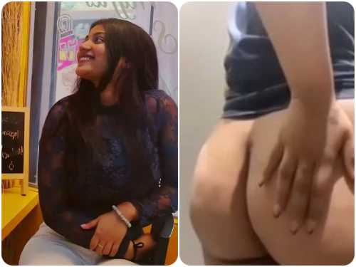 Sexy Thik A$$ Babe Showing A$$ B00bs