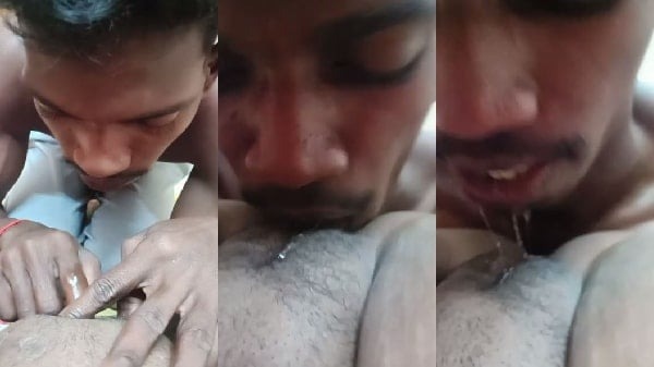 Sexy girlfriend ki gili chut chata ladke nai