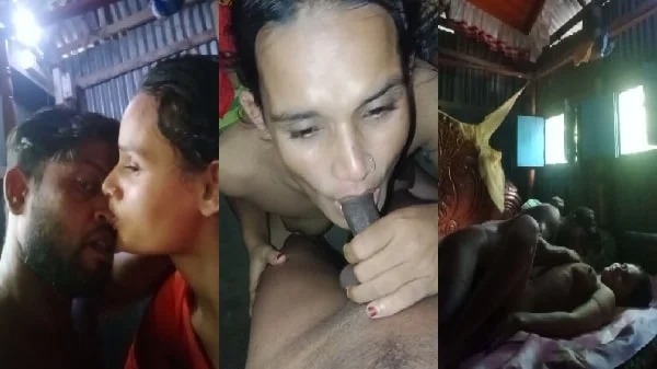 Bangladeshi Village couple kissing, blowjob and hot fucking sex vid
